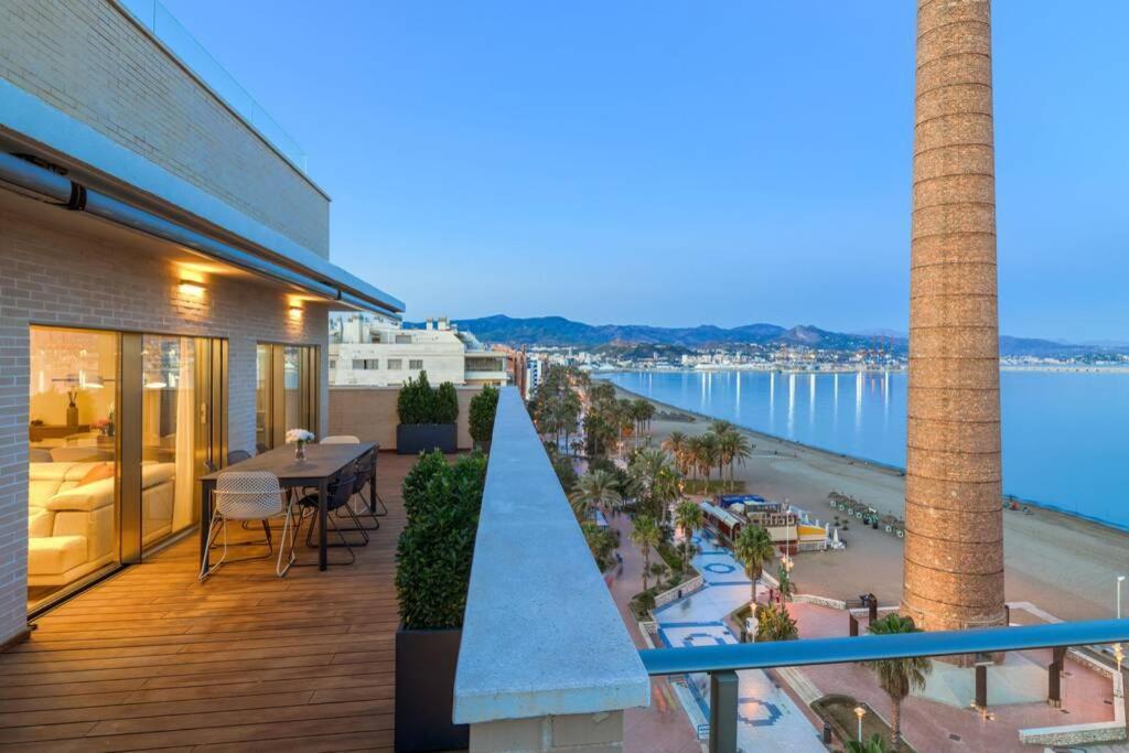 Apartamento D&R Penthouse On The Beach Málaga Exterior foto