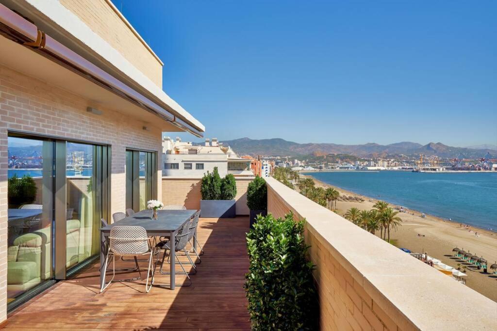 Apartamento D&R Penthouse On The Beach Málaga Exterior foto